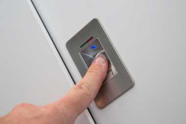 electric garage door button