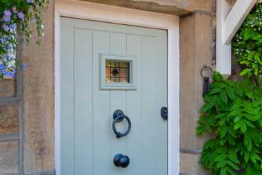 Composite entrance door exterior